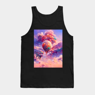 Colorful Albuquerque Balloon Festival Fiesta Experience Travel Explore Tank Top